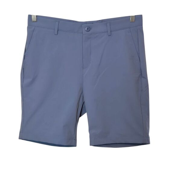 Bugatchi Solid Bermuda Shorts Size 30 Blue (32" Waist per size chart) - Picture 1 of 9
